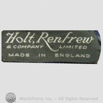 Clothing label : Holt Renfrew.