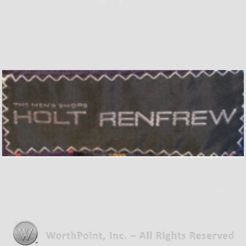 Clothing label : Holt Renfrew.