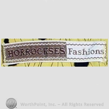 Clothing label : Horrockses.