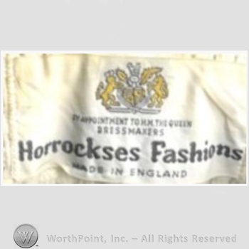 Clothing label : Horrockses.