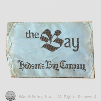 Clothing label : The Hudson's Bay Company.