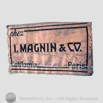 Clothing label : I. Magnin.