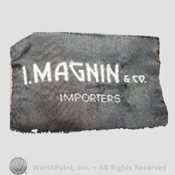Clothing label : I. Magnin.