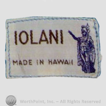 Clothing label : Iolani.