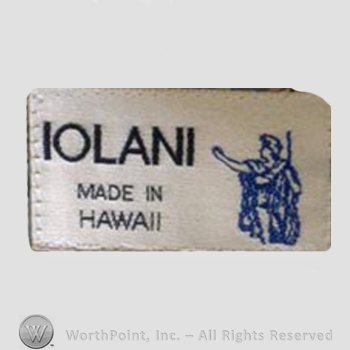 Clothing label : Iolani.