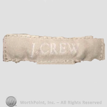 Clothing label : J. Crew.