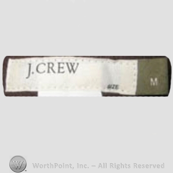 Clothing label : J. Crew.