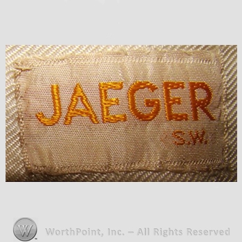Clothing label : Jaeger.