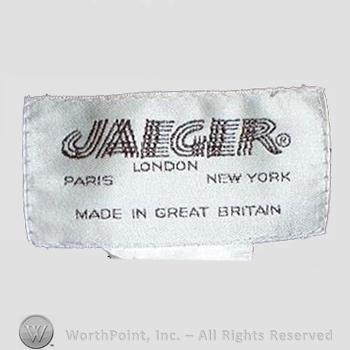 Clothing label : Jaeger.