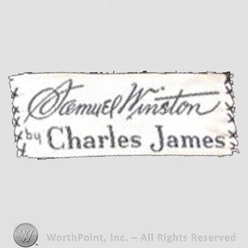 Clothing label : Charles James.