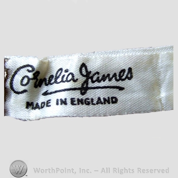 Clothing label : Cornelia James.
