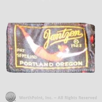Clothing label : Jantzen.