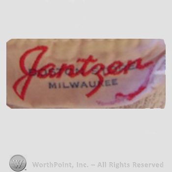 Clothing label : Jantzen.