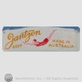 Clothing label : Jantzen.