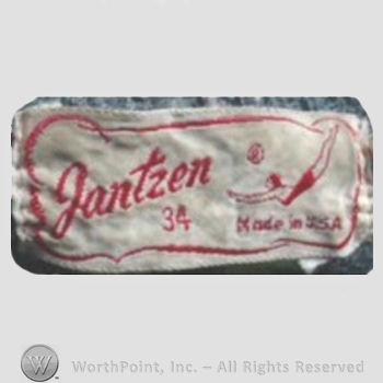 Clothing label : Jantzen.