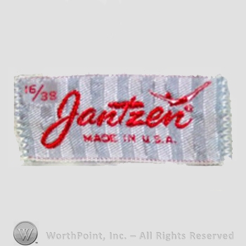 Clothing label : Jantzen.
