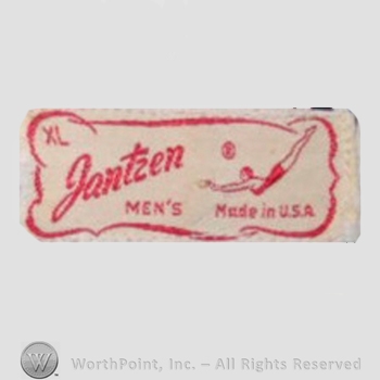 Clothing label : Jantzen.