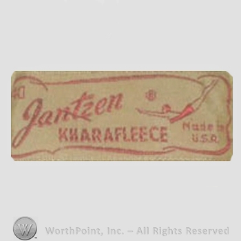 Clothing label : Jantzen.