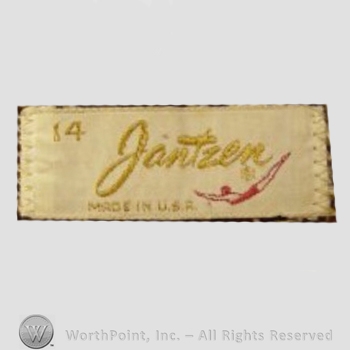 Clothing label : Jantzen.