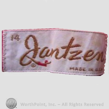 Clothing label : Jantzen.