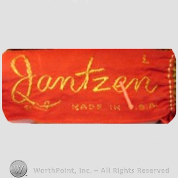 Clothing label : Jantzen.