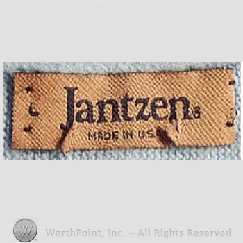 Clothing label : Jantzen.