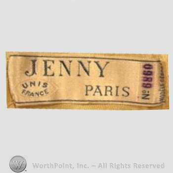 Clothing label : Jenny.