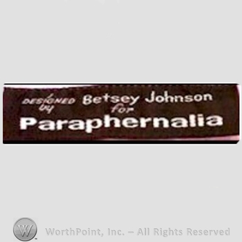 Clothing label : Betsey Johnson.