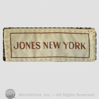 Clothing label : Jones New York.