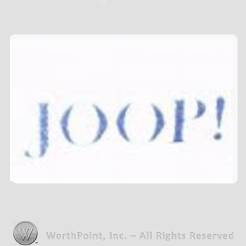 Clothing label : Wolfgang Joop.