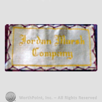 Clothing label : Jordan Marsh.