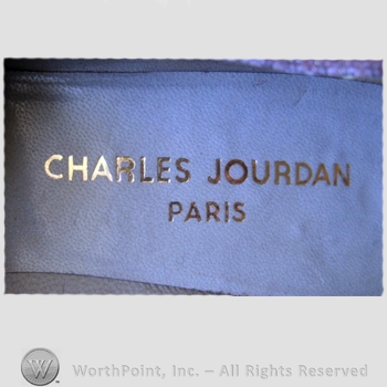 Clothing label : Charles Jourdan.