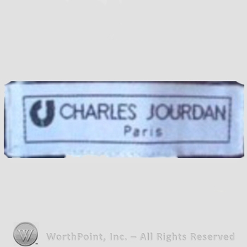 Clothing label : Charles Jourdan.