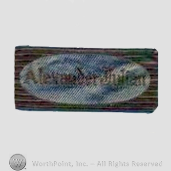 Clothing label : Alexander Julian.