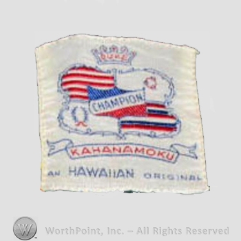 Clothing label : Kahanamoku.