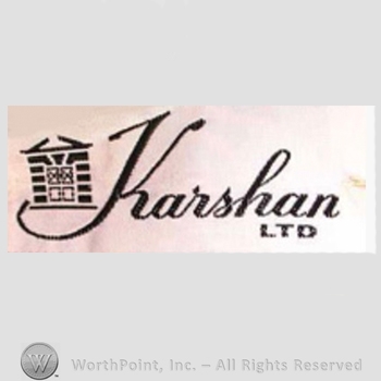 Clothing label : Irving Karshan.