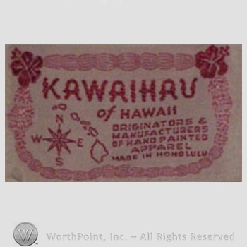 Clothing label : Kawaihau.