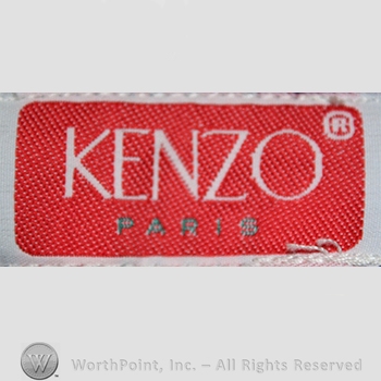Clothing label : Kenzo Takada.