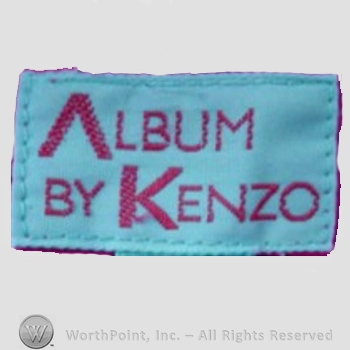 Clothing label : Kenzo Takada.