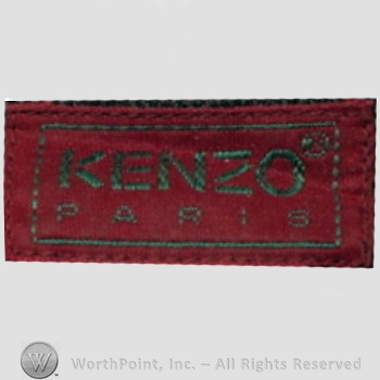 Clothing label : Kenzo Takada.