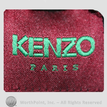 Clothing label : Kenzo Takada.