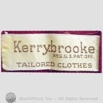 Clothing label : Kerrybrooke.