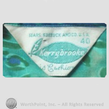Clothing label : Kerrybrooke.
