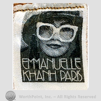 Clothing label : Emmanuelle Khanh.