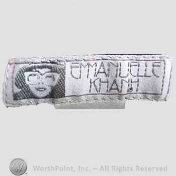 Clothing label : Emmanuelle Khanh.
