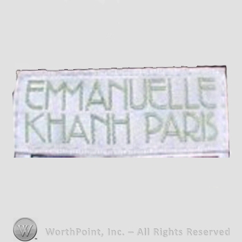 Clothing label : Emmanuelle Khanh.