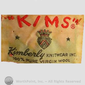 Clothing label : Kimberly.