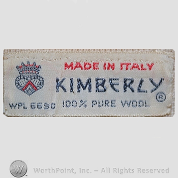 Clothing label : Kimberly.