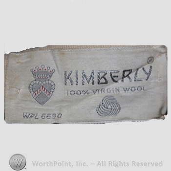 Clothing label : Kimberly.