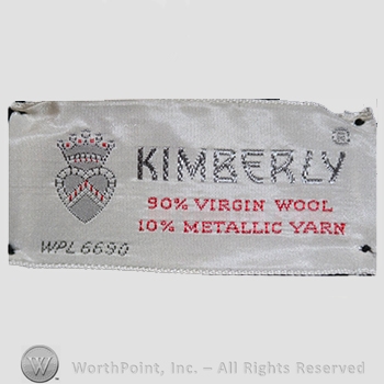 Clothing label : Kimberly.